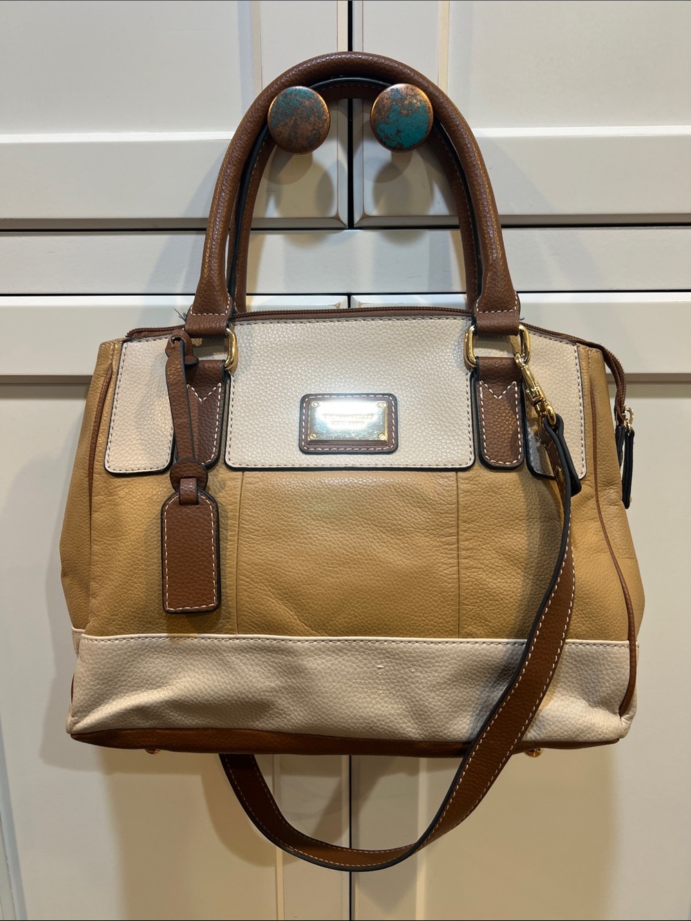 Tignanello Genuine Leather Shoulder Bag